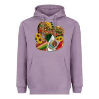 Lavender mexico heart and sunflower Heavyweight Hoodie - HRA Design Shop