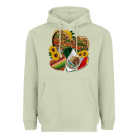 Matcha mexico heart and sunflower Heavyweight Hoodie - HRA Design Shop