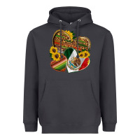 Smoke mexico heart and sunflower Heavyweight Hoodie - HRA Design Shop