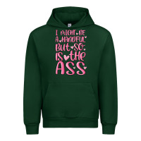 Forest Green i might be a handful but so is this ass Urban Hoodie - MaliasSmallBusiness