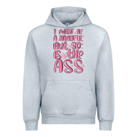 Heather Grey i might be a handful but so is this ass Urban Hoodie - MaliasSmallBusiness