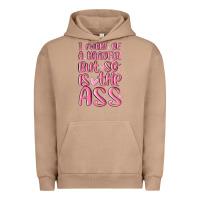 Pigment Burro i might be a handful but so is this ass Urban Hoodie - MaliasSmallBusiness