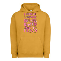 Pigment Peanut Butter i might be a handful but so is this ass Urban Hoodie - MaliasSmallBusiness