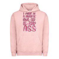Pigment Salmon i might be a handful but so is this ass Urban Hoodie - MaliasSmallBusiness