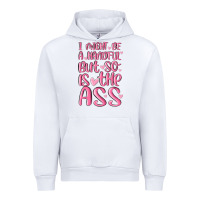 White i might be a handful but so is this ass Urban Hoodie - MaliasSmallBusiness