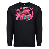 Black cancer ribbon pumpkins Premium Sweatshirt - JahusDesignShop