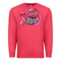 Cardinal cancer ribbon pumpkins Premium Sweatshirt - JahusDesignShop