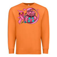 Carrot cancer ribbon pumpkins Premium Sweatshirt - JahusDesignShop