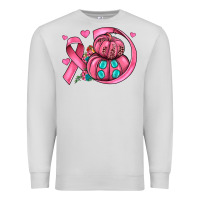 Dove Grey cancer ribbon pumpkins Premium Sweatshirt - JahusDesignShop