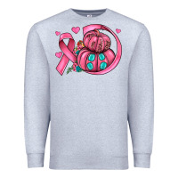 Heather Grey cancer ribbon pumpkins Premium Sweatshirt - JahusDesignShop