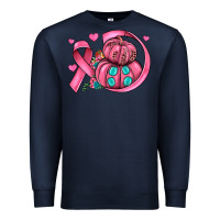 Navy cancer ribbon pumpkins Premium Sweatshirt - JahusDesignShop