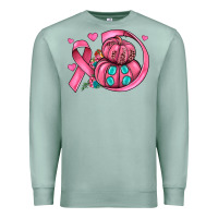 Seafoam cancer ribbon pumpkins Premium Sweatshirt - JahusDesignShop
