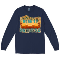 Navy road to nowhere tbw Long Sleeve Tee - texasbilliewilder