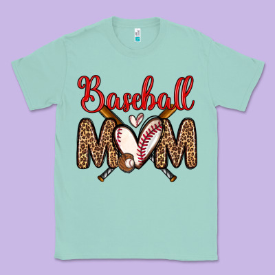 Baseball Mom Classic Tee Designed By Zillion Design Studio