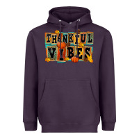 Plum thankful vibes Heavyweight Hoodie - FaDigitalArtStudio