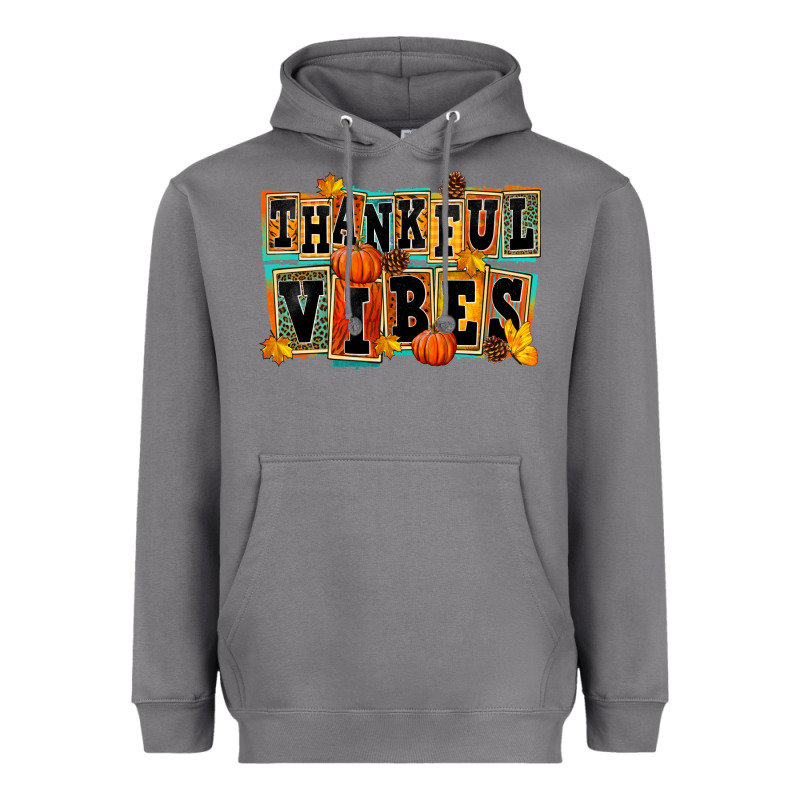 Thankful Vibes Heavyweight Hoodie by FaDigitalArtStudio | Teevron