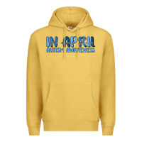 Antique Gold in april we wear blue autism awareness Premium Hoodie - MaliasSmallBusiness