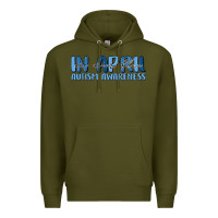 In April We Wear Blue Autism Awareness Premium Hoodie | Teevron