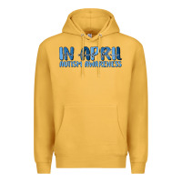 Mustard in april we wear blue autism awareness Premium Hoodie - MaliasSmallBusiness