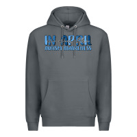 Rock in april we wear blue autism awareness Premium Hoodie - MaliasSmallBusiness
