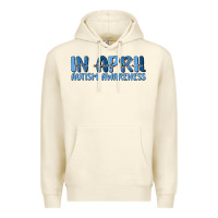 Sandshell in april we wear blue autism awareness Premium Hoodie - MaliasSmallBusiness