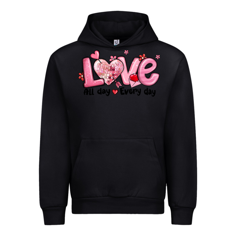 Love All Day Every Day Urban Hoodie by MaliasSmallBusiness | Teevron