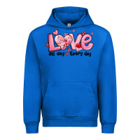 Cobalt love all day every day Urban Hoodie - MaliasSmallBusiness
