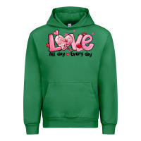 Emerald love all day every day Urban Hoodie - MaliasSmallBusiness
