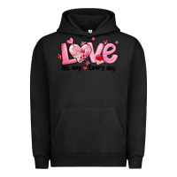 Pigment Black love all day every day Urban Hoodie - MaliasSmallBusiness