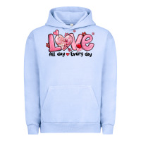 Pigment Grape Ice love all day every day Urban Hoodie - MaliasSmallBusiness