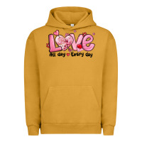 Pigment Peanut Butter love all day every day Urban Hoodie - MaliasSmallBusiness