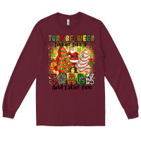 Burgundy torn between lookin' like a snack and eatin' one Long Sleeve Tee - Zillion Design Studio