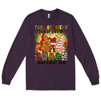 Plum torn between lookin' like a snack and eatin' one Long Sleeve Tee - Zillion Design Studio