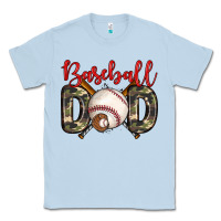 Dusty Blue baseball dad Classic Tee - Zillion Design Studio