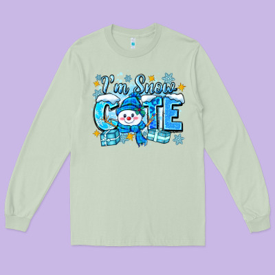 I'm Snow Cute Long Sleeve Tee Designed By Zillion Design Studio