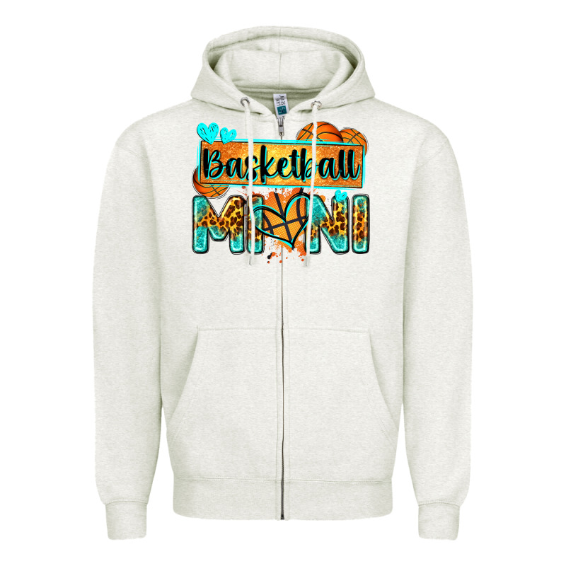 Basketball Mini With Leopard Zipper Hoodie by Zillion Design Studio | Teevron