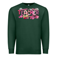 Sports Green breast cancer teacher Premium Sweatshirt - Artiststas