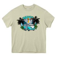 Mossy beach please Heavy Core Tee - CowhideDigitalArt