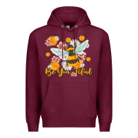 Burgundy be you tiful Premium Hoodie - MaliasSmallBusiness