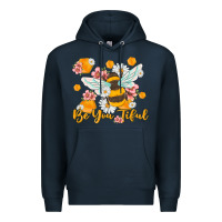 Navy be you tiful Premium Hoodie - MaliasSmallBusiness