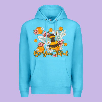 Be You Tiful Premium Hoodie Designed By Maliassmallbusiness