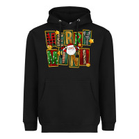 Black Christmas merry mini Heavyweight Hoodie - FaDigitalArtStudio