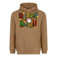 Toasted Coconut Christmas merry mini Heavyweight Hoodie - FaDigitalArtStudio