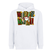 White Christmas merry mini Heavyweight Hoodie - FaDigitalArtStudio