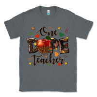 Charcoal Heather one dope teacher Classic Tee - texasbilliewilder