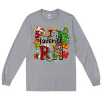 Heather Grey santa's favorite rn Long Sleeve Tee - Zillion Design Studio