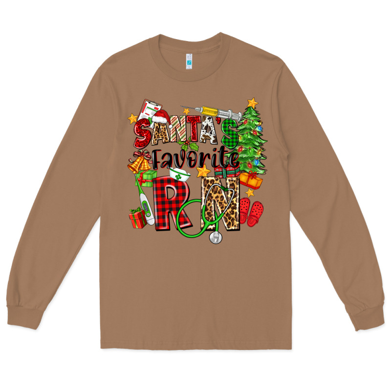 Santa's Favorite Rn Long Sleeve Tee by Zillion Design Studio | Teevron