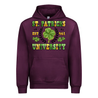 Mauve Wine st. patricks university Urban Hoodie - MaliasSmallBusiness