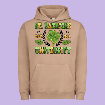 St. Patricks University Urban Hoodie Designed By Maliassmallbusiness