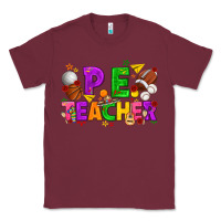 Burgundy p.e. teacher cinco de mayo Classic Tee - texasbilliewilder